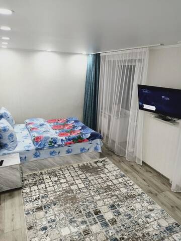 Фото номера Апартаменты Апартаменты APARTMENT on POBEDY 5 Avenue г. Усть-Каменогорск 12