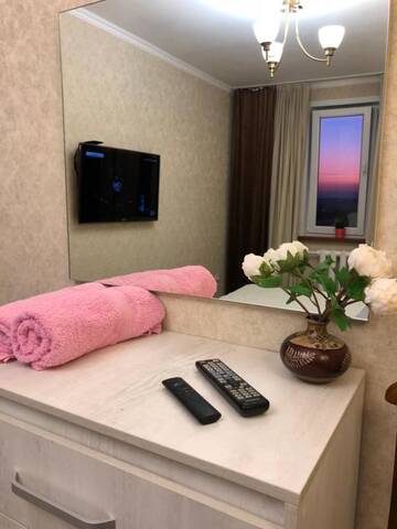 Фото номера Апартаменты с 2 спальнями Апартаменты ApartLux on Krasina-Abay Street г. Усть-Каменогорск 45