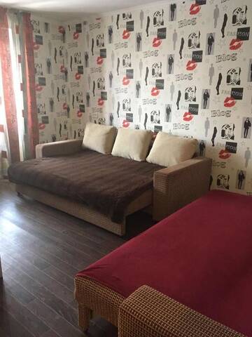 Фото номера Апартаменты с 1 спальней Апартаменты Apartments on Slavinskogo 64 г. Усть-Каменогорск 67