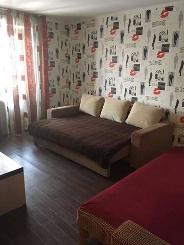 Фото номера Апартаменты с 1 спальней Апартаменты Apartments on Slavinskogo 64 г. Усть-Каменогорск 40