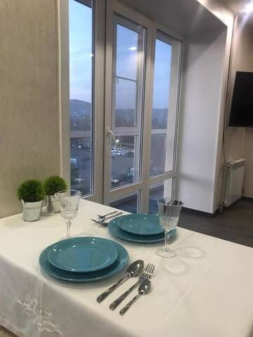 Фото номера Апартаменты с 1 спальней Апартаменты ApartLux on Burova Street г. Усть-Каменогорск 29