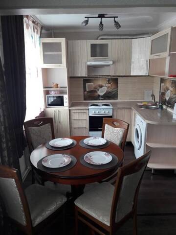Фото номера Апартаменты с 1 спальней Апартаменты Apartments on 23/1 Nezavisimost Ave г. Усть-Каменогорск 11